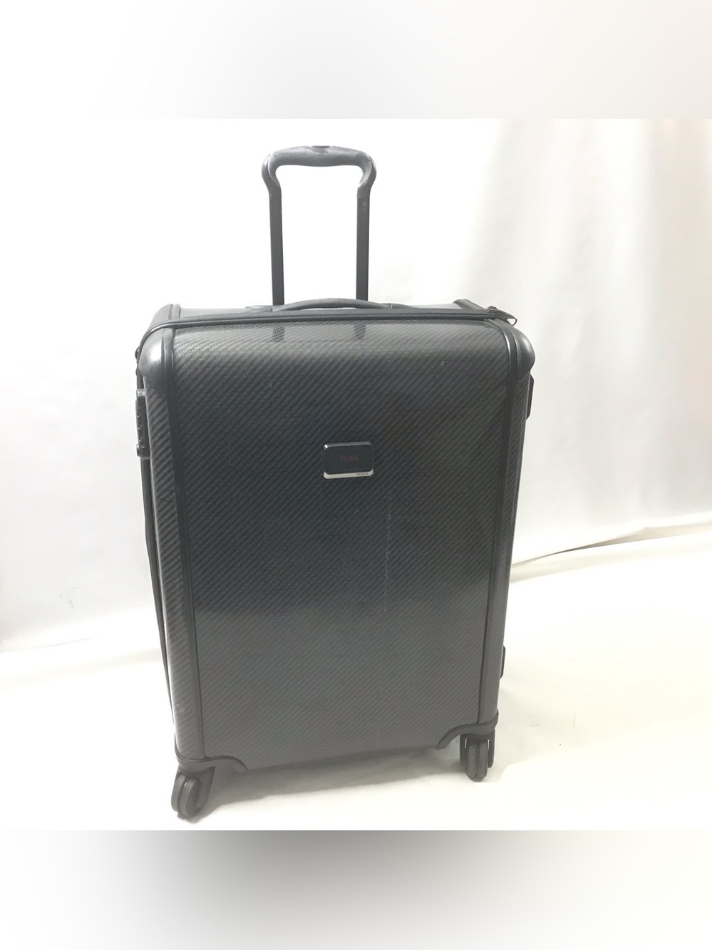 TUMI Tegra-Lite 27” Gray Carbon Hard Case Spinner Luggage Suitcase Short Trip
